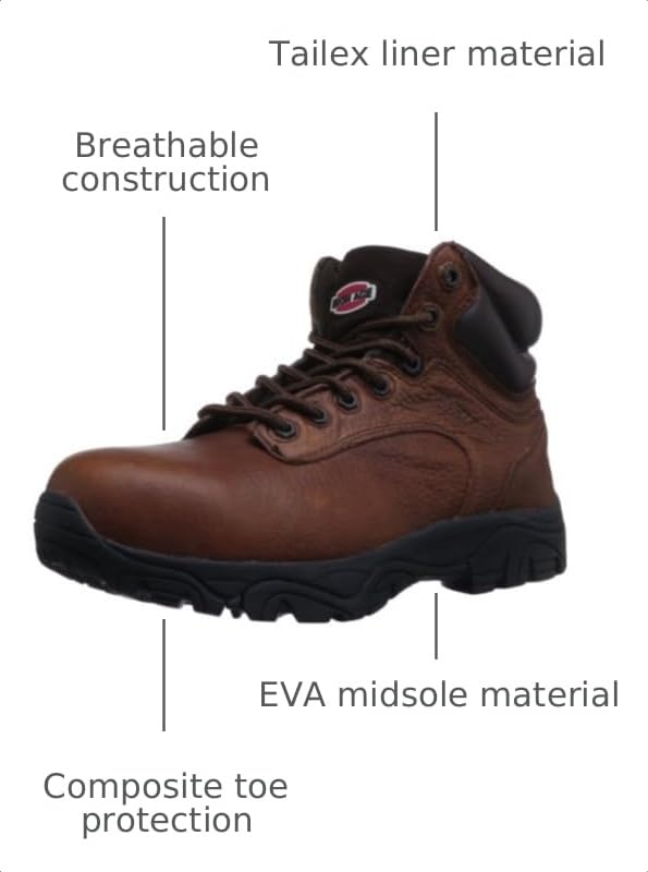 Image of Iron Age Mens Trencher Electrical Composite Toe Work Safety Shoes Casual - Black