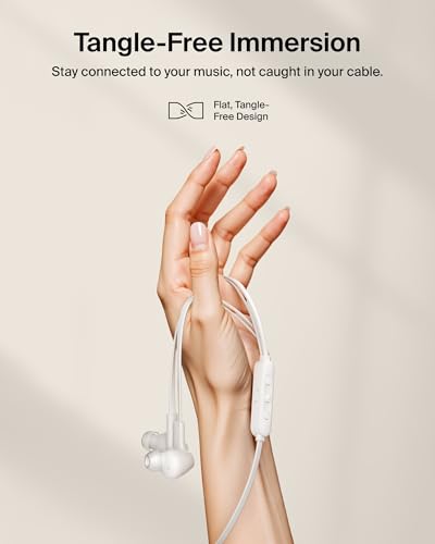 Belkin SoundForm ANC Earbuds Wired USB-C, White - Image 6