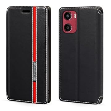 Capa compatível com Motorola Moto G05 4G, capa flip de couro com fecho magnético multicolorido e suporte para cartão para Motorola Moto G05 4G