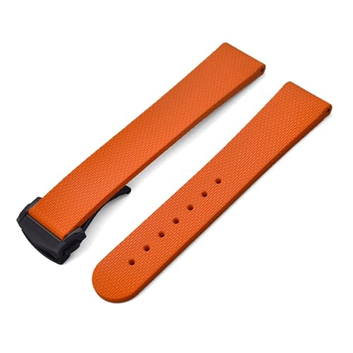 20mm FKM ���o�[���v�X�g���b�v �N�C�b�N�����[�X �I���K �X�s�[�h�}�X�^�[ ���[���X�E�H�b�` �t�b�f�S���o���h �}���`�J���[�ƌ݊�������(Orange-Black)