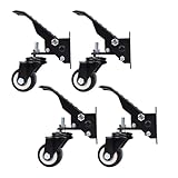 Generic Ruedas Retráctiles para Banco de Trabajo, Duraderas, Capacidad de 900 Libras, Función de Elevación y Descenso para Gabinete de Mesa de Banco para Entusiastas del de Trabajo