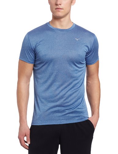 Mizuno Running Men's DryLite Inspire Tee anti-transpiration et maillage ventilé pour running