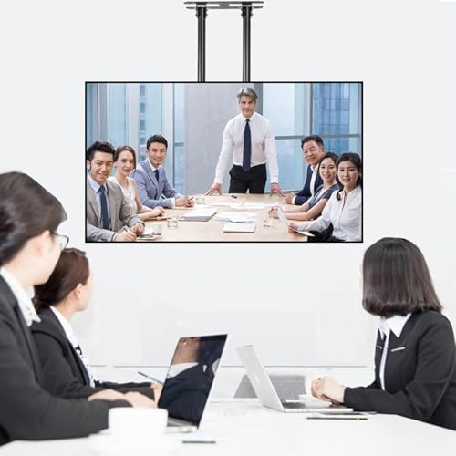 Support de plafond pour téléviseur la solution gain de place pour écrans 37-80 pouces - 2
