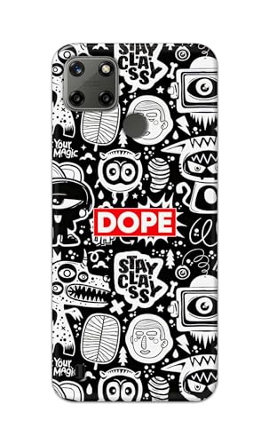 Image of Printed Hard Back Cover Case for Realme C21Y | Realme C25Y Back Cover (Mixed Cartoons) -1111