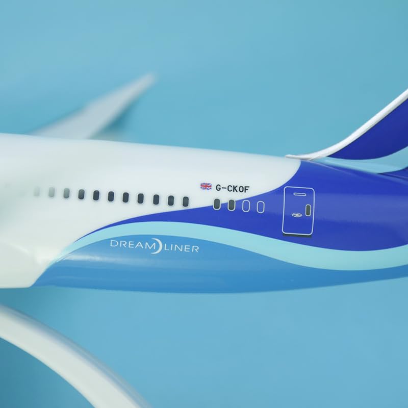 Modello Aereo Norse Atlantic Boeing 787-9 LN-FND 1/200 Scala Modello Aereo, perfetto per la visualizzazione, lunghezza 31,5 cm, viene fornito con un supporto