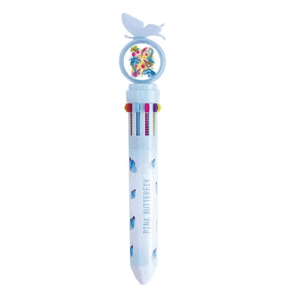 Stylo à bille multicolore rétractable écriture fluide thème ours - 4