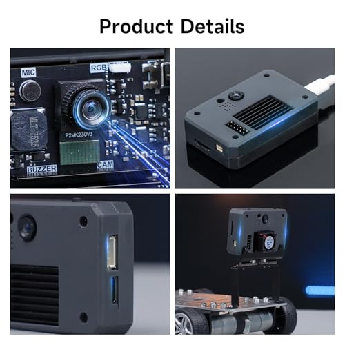 Image of Yahboom K230 AI Development Board 1.6GHz High-Performance chip /2.4-inch Display /Open Source Robot Maker Python, Supports AI Visual Recognition CanMV Sensor (with Fixed Bracket)
