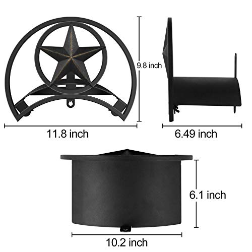 Goforwild Garden Hose Holder, Decorative Hose Butler Sturdy Water Hose Rack, Durable Wall Hose Hanger, Holds 125-Feet Of 5/8-Inch Hose, Hose Reel, Made Of Gauge Steel (9.8) #TOP4