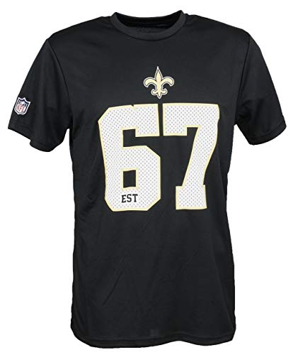 New Era New Orleans Saints NFL T Shirt New Era American Football Schwarz - XXL
