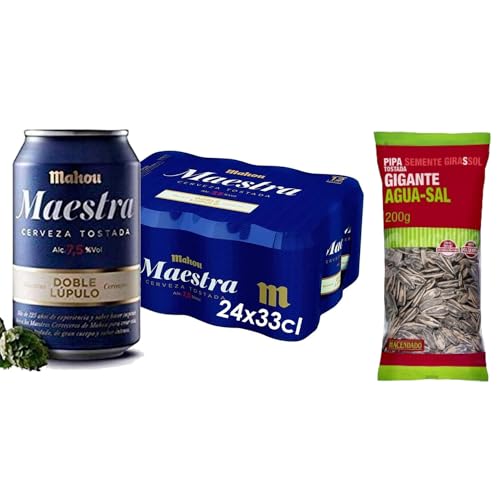 UBOON - Cerveza Clásica Dorada Lager: Suave Sabor, Refrescante y con Espuma Firme - PACK 12 Latas de 33cl, 4.8% Vol. Alcohol + ¡Incluye un Cocktail mezcla Mercadona de Regalo (SIN, PIPAS)