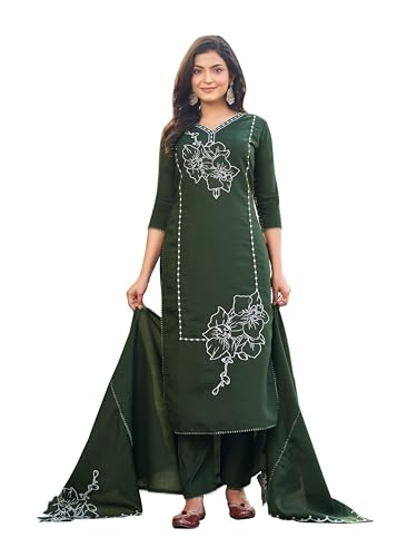 Kurta en coton brodé pour femme, tenue idéale pour les journées d'été
