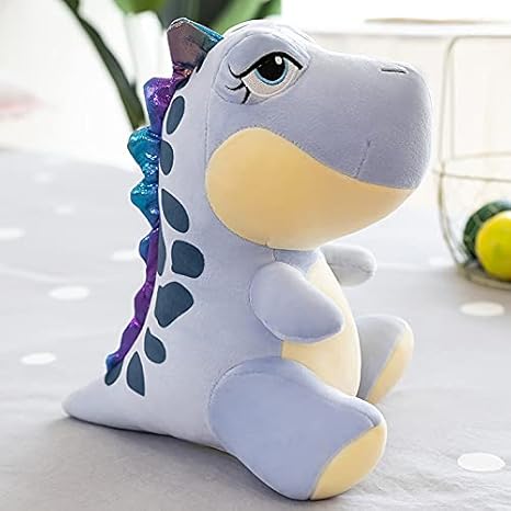 Amazon かわいい恐竜ぬいぐるみ人形人形枕ギフト25cm紫 抱き枕 オンライン通販