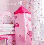Noa and Nani Cabin Bed Midsleeper Kids Fairies with Playtent, Tower and Tunnel - Image 8