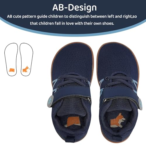 WateLves Wide Toddler Barefoot Shoes Little Kids Boys Girls Walking Tennis Sneakers with Breathable Mesh Zero Drop Sole Adjustable Strap3