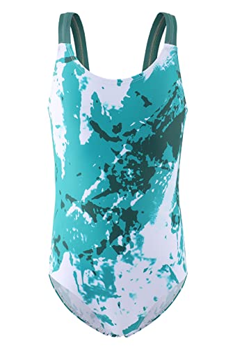 Image of Girls One Piece Swimsuits Tie Dye Bathing Suit for Girls Hawaiian Swimwear 3-16 Years