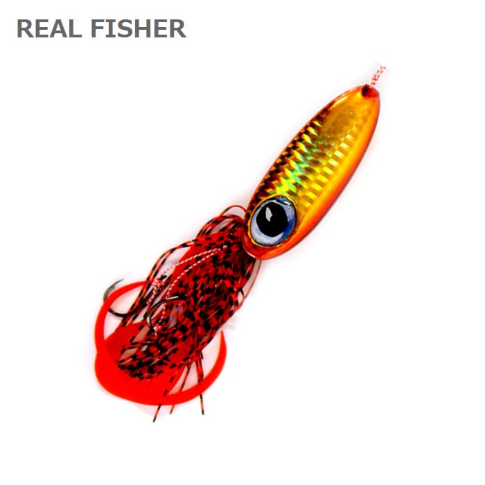 Amazon.co.jp: リアルフィッシャー 烏賊ラバ 60g REAL FISHER