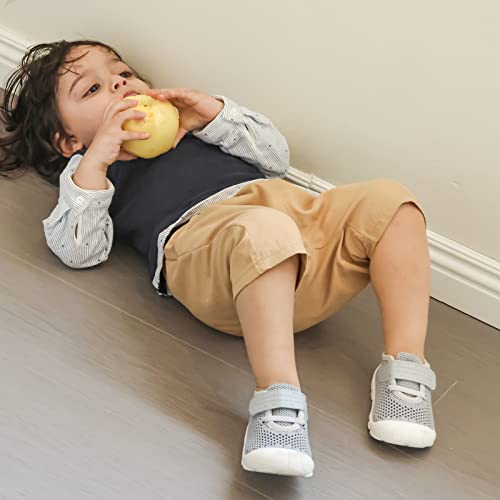 Image of Baby Shoes Boys Girls First Walkers Cute Animals Toddler Sneakers Prewalkers Rubber Sole