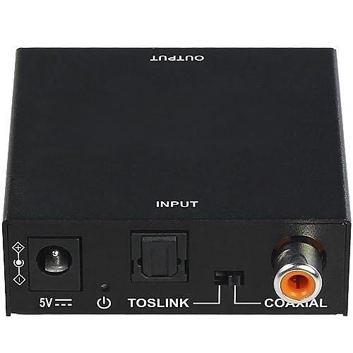 0E-HDMICONVA Audio Converter, Digital to Analog, S/PDIF to RCA and 3.5mm, 24-bit Processing