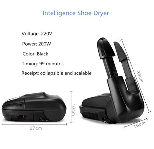 YVX Elektrischer Boot-Trockner, 2-Schuh-Trockner mit 99-Minuten-Timer, Boot-Wärmer-Trockner für Schuhe, 360 & deg; Windauslass, Ozon-Schnelltrocknung, faltbar platzsparend/Super leise - Image 8