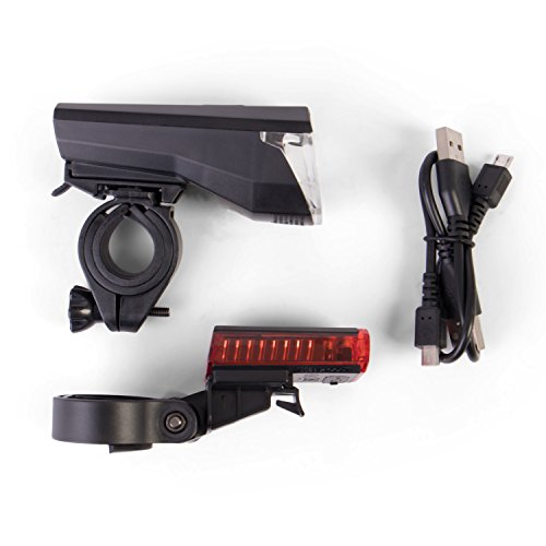 Gregster Set Fanalini LED per Bici, Ricaricabile