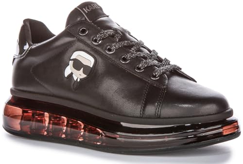 KARL LAGERFELD Kapri Kushion Women's Nft Lo Lace Clear Sole Low Cut Trainers