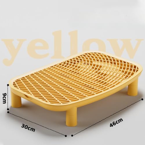 Aide pour litière de chat avec ce marchepied jaune pour petits chats - 8