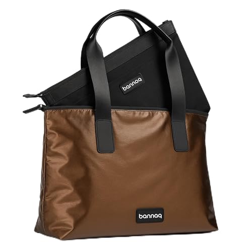 bannaq Bolso Mujer Impermeable con Organizador Extraíble, Bolso