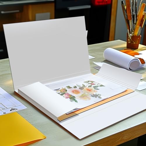 Image of Lineco Archival Storage Art Folio, for Preserving 11x14 Inch Artwork Photographs Prints Letters or Documents, Acid-Free Folder with 1.25 in Deep, Pack of 1