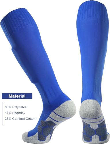Image of APTESOL Knee High Sport Soccer Baseball Socks for Youth Boys Girls (1 /3 /5 Pairs)