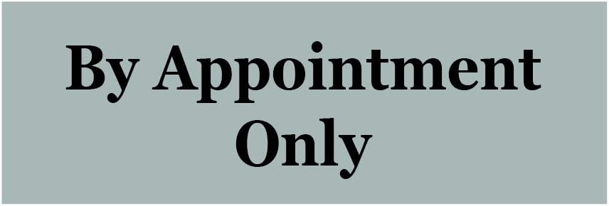 By Appointment Only Sign Board With Double side adhesive tape-Vinyl Sticker With Forex Board-Home,Office,Lodge,Hotel,Theatere,Wall,Cabin,ACP,cupboard etc