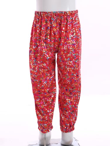 JEATHA Girls Fashion Leopard Print Leggings Gymnastics Sports Yoga Pants Dance Trousers Activewear4