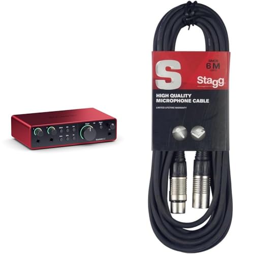 Prodotto 1: Suono in qualità studio con un enorme intervallo dinamico di 120 dB: Scarlett usa i convertitori delle interfacce Focusrite, presenti in molti studi al mondo.