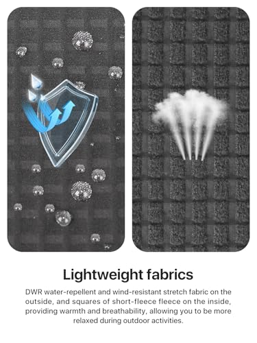 Image of Mens Lightweight Windbreaker Hiking Softshell Jacket Water-resistant Full Zip Hoodies Golf Jackets