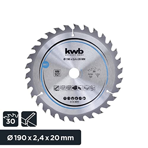 Kwb Lama Legno D.190X20 Mm - 30 Denti - 2