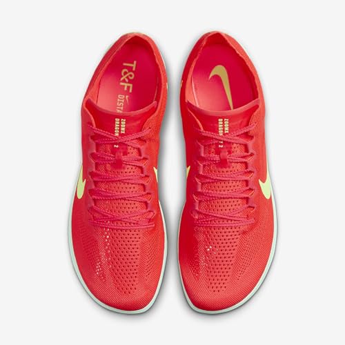 Nike Dragoy 2 Track & Field Distance Spikes (FD8413-600, Bright Crimson/Hyper Crimson/Lime Blast/Cave Purple)4