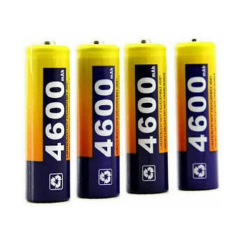 NONMON Rechargeable AA AAA Battery 2600/4600mAh 1.2V Pre Charged Battery for Flashlight Cover