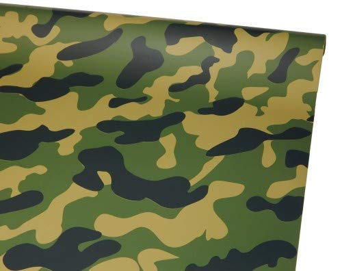Preisvergleich Produktbild Arkai Bügelfolie, deckend, Camouflage Military