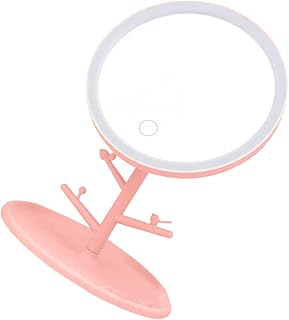 WOONEKY Espejo de tocador USB para maquillaje...