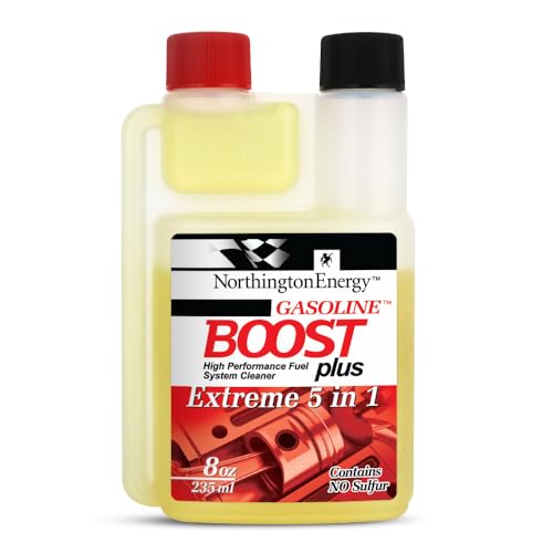 Gasoline Boost Plus 5-in-1 Fuel Injector Cleaner, 8oz Bottle...