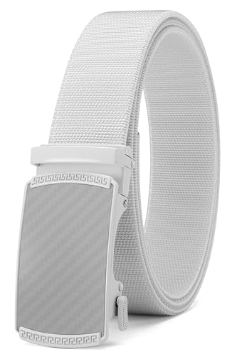 Image of CHAOREN Mens Belt Stretchable - Elastic Golf Nylon Web Adjustable Belt - for Casual Wear