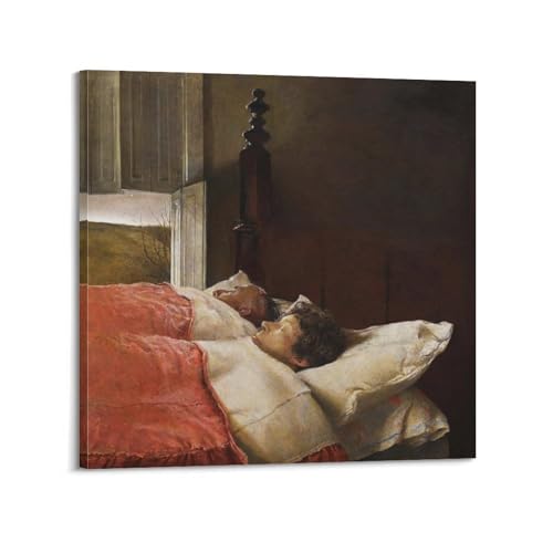 Andrew Wyeth impression sur toile de mariage moderne pour chambre 50x50
