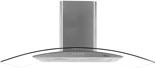 Coifa e Depurador de Parede Philco 90cm Pco90g Glass 110v