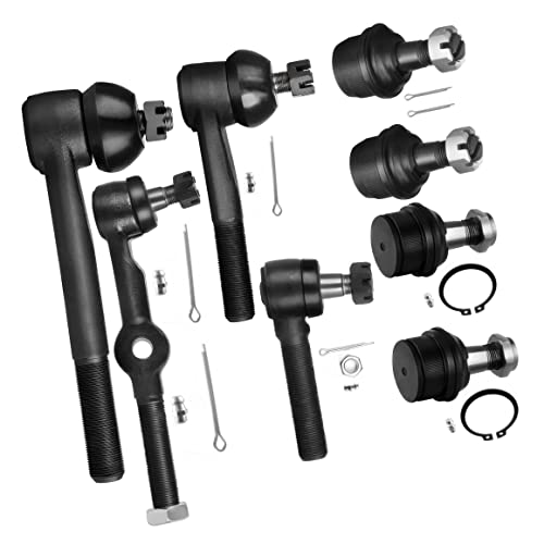 SCITOO 8pcs Front Suspension Kit Inner Outer Tie Rod End Lower Upper Ball Joint Fit 1987-1991 for Chevy Blazer K5 Blazer K10 K20 Suburban V10 V20 for GMC Jimmy K1500 K2500 by SCITOO - Used condition - US$23.88