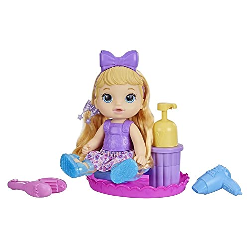 Muñeca Baby Alive Sudsy Styling con accesorios de salón miniatura 2