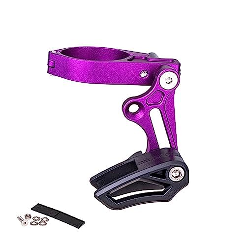 Chain Guard Protector, Mount Chainring Guard Get Adjusted To The Correct Position For Most Bicycle Road Bike Bmx Purple