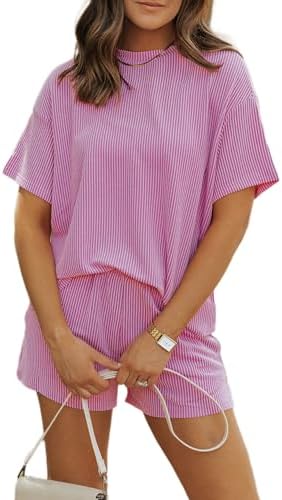 MARZXIN Women 2 Piece Shorts Set 2026 Casual Summer Cruise Outfit...
