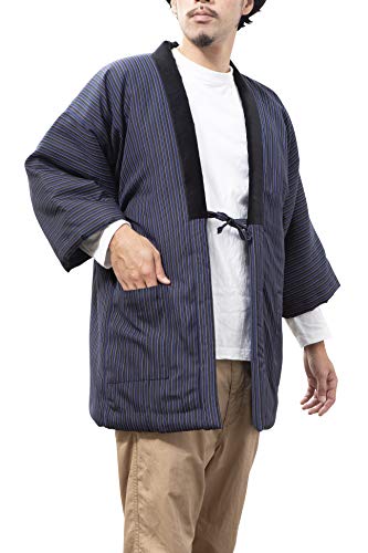 綿の郷(ワタノサト) 久留米手づくりはんてん紳士用・日本製・中わた綿(cotton)入り (138)