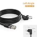 CableCreation CAT6 Ethernet Patch Cable RJ45 LAN Cable Gigabit Network Cord 90 Degree Left Angled,Bandwidth up to 250MHz 1Gbps for PC, Router, Modem, Printer, Xbox, PS4, PS3-10 Feet,Black