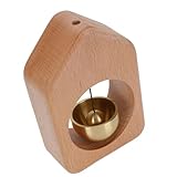 [Multifunktionales Teil] Die Holzklingel kann an Verwandte verschenkt oder als dekoratives Objekt verwendet werden, was die ästhetische Attraktivität jeder Umgebung mit ihrem Charme verbessert.