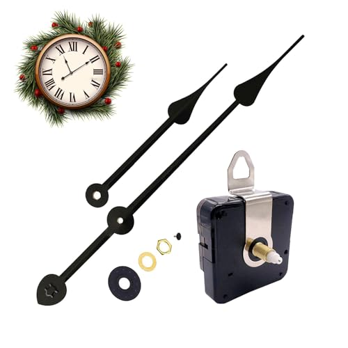 usefulbeauty Kit de motor de agujas de reloj, mecanismo de reemplazo de reloj de batería - Kit de piezas de reloj de alto par que funciona con batería,Kit de reemplazo de trabajo